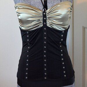 C.C. 1827 "Made You Look" brand Halter Top size medium